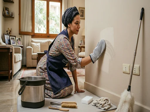 تنظيف الحوائط